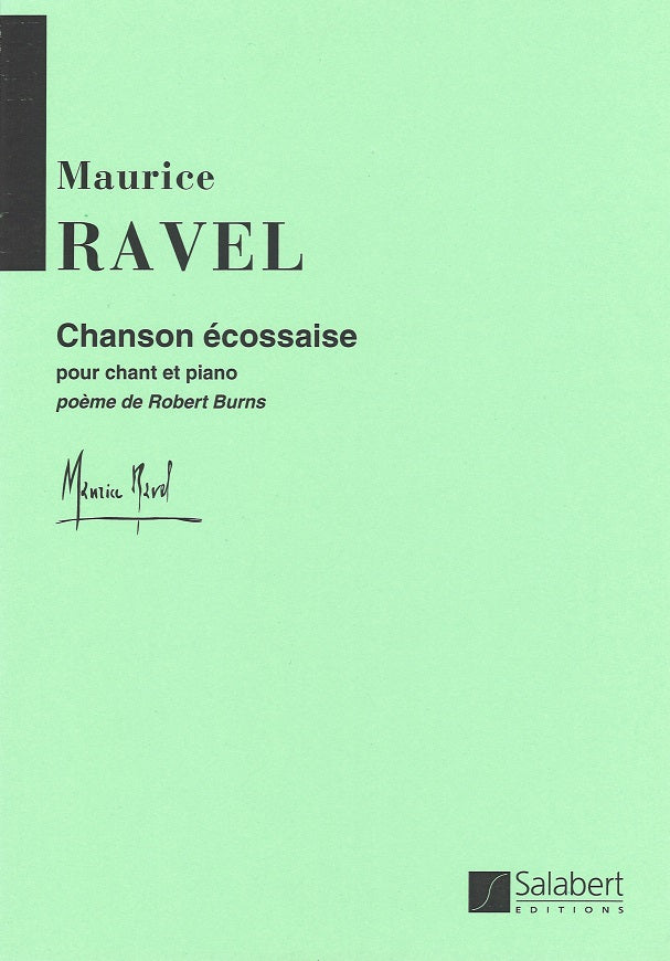Ravel, Chanson ecossaise (1910) (Salabert)