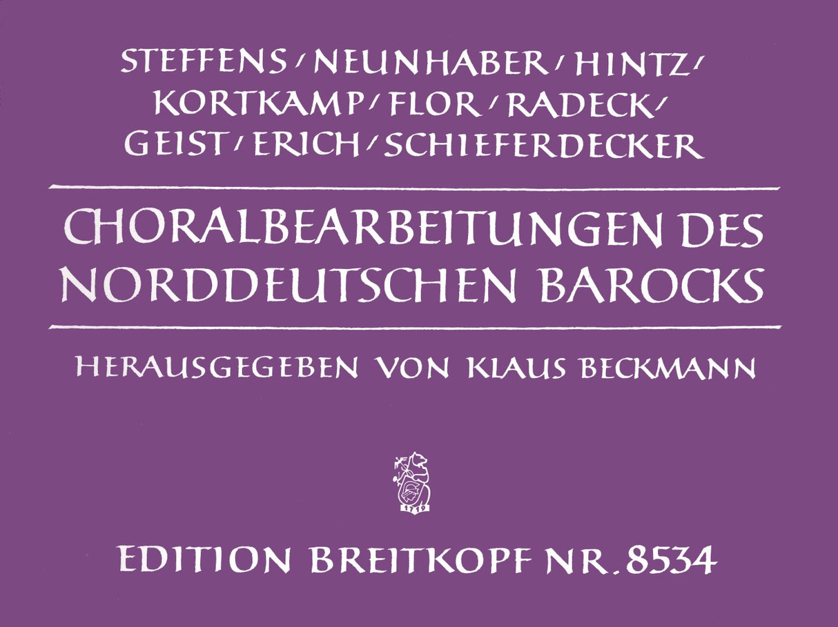 North-German Chorale Settings of the Bar (Breitkopf)