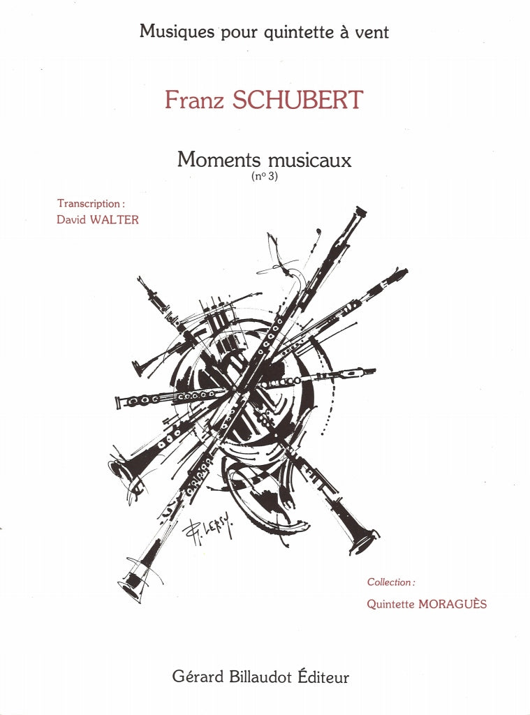 Schubert, Moments musicaux No.3 (Quintet (Billaudot)