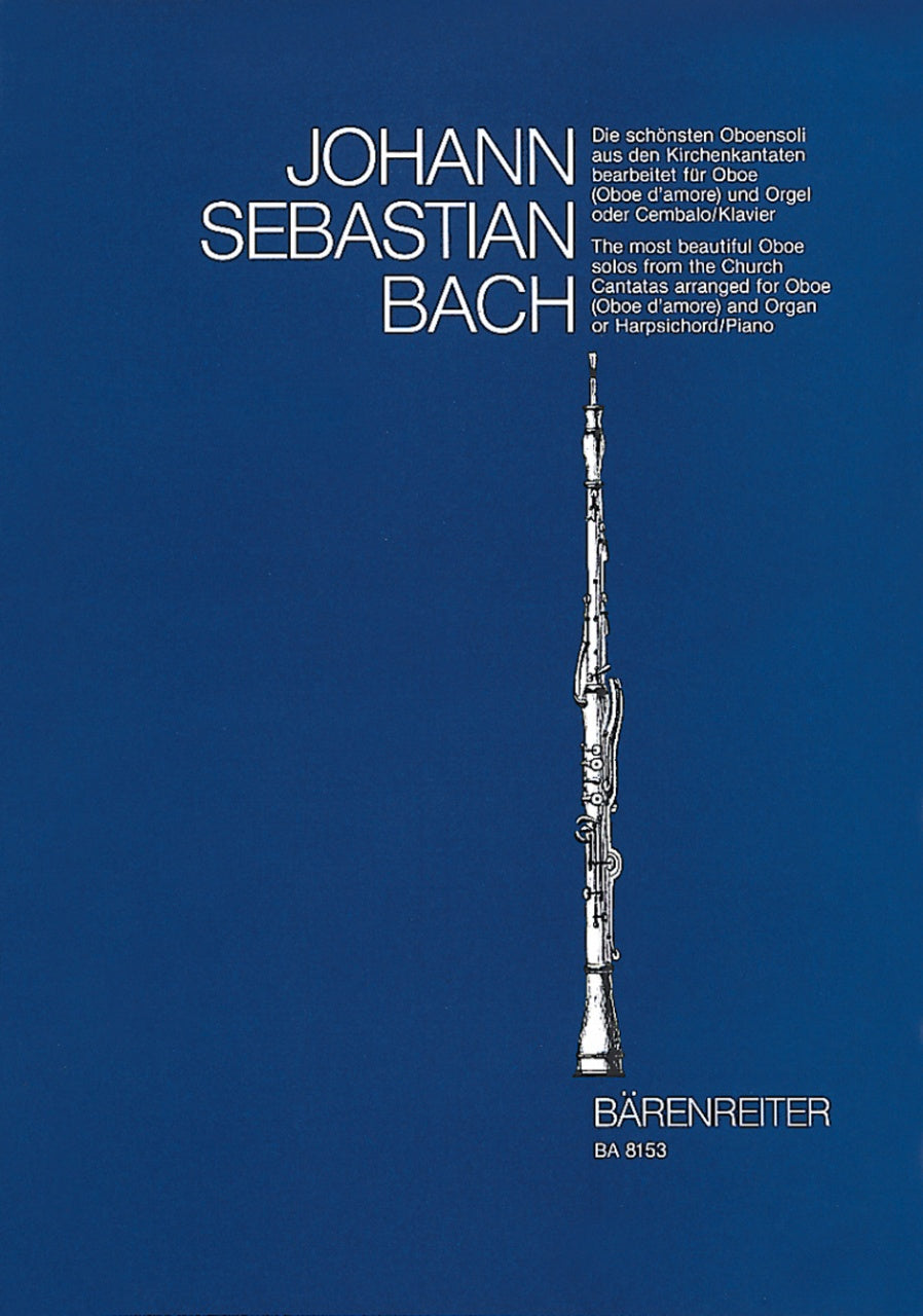 Bach, Schonsten Oboensoli aus den Kirche (Barenreiter)