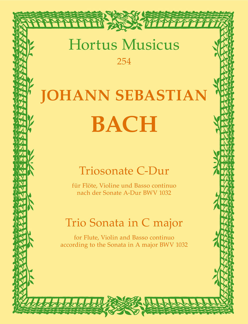 Bach, Triosonate C-dur BWV 1032 (Barenreiter)