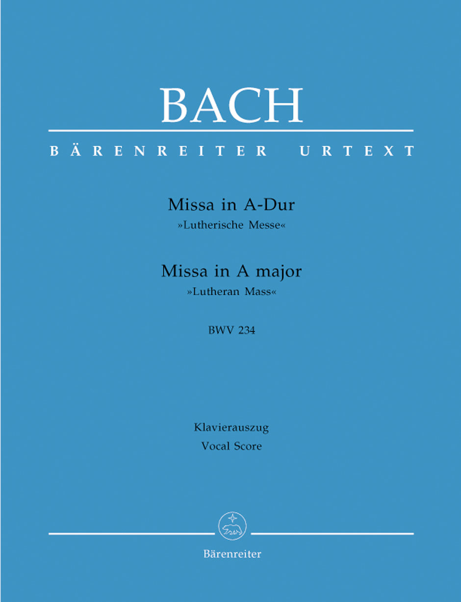 Bach, Missa BWV 234 (Nr. 2) (Platen) (Barenreiter)