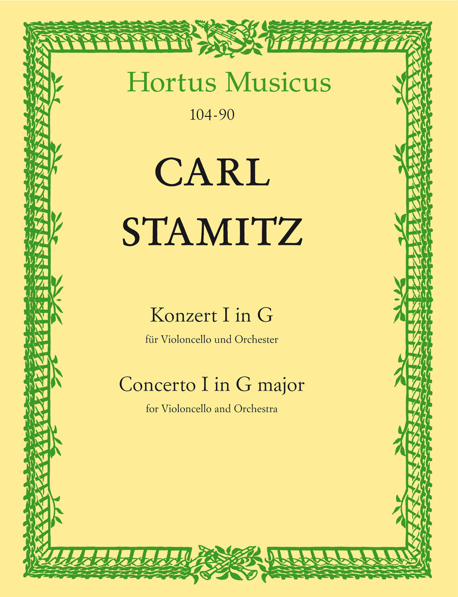 Stamitz, Concerto Nr. 1 in G-dur (Barenreiter)