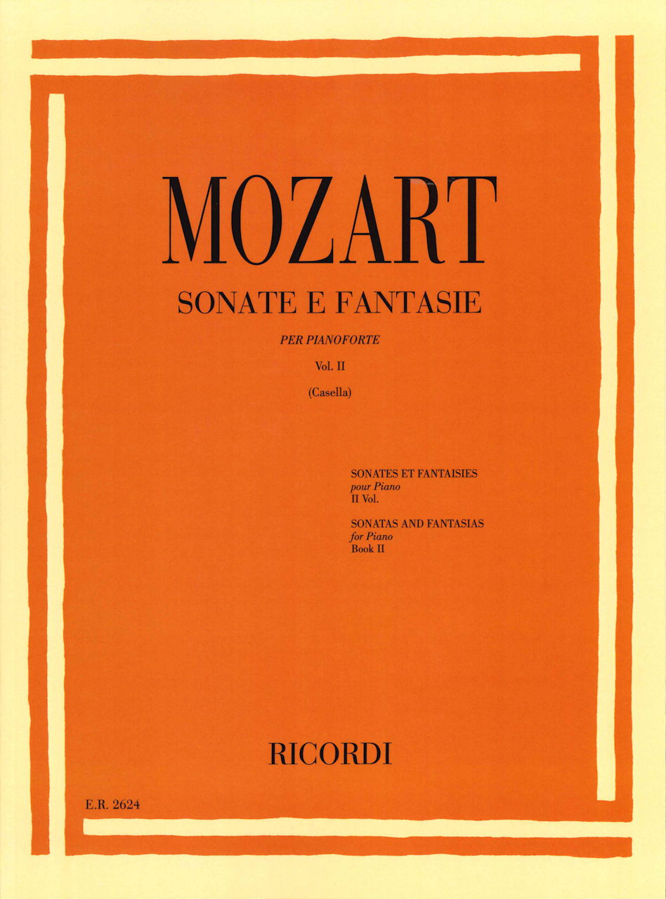 Mozart, Sonate e Fantasie 2 (Casella) (Ricordi)