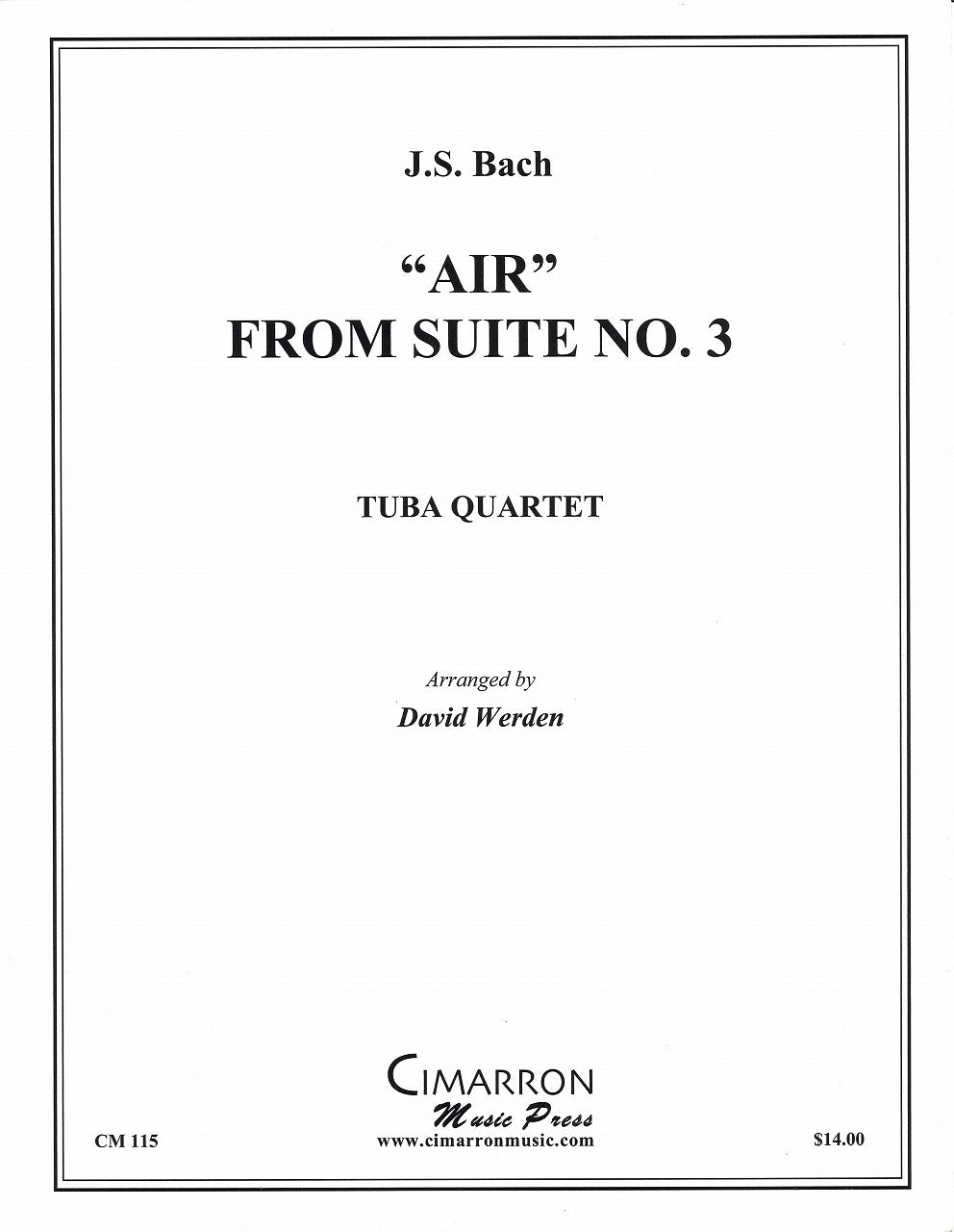 Bach, Air from Suite No.3 (2Euph,2Tba) (Cimarron Music Press)