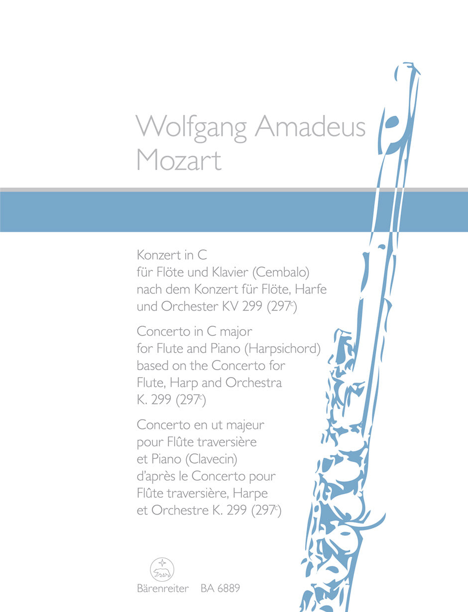 Mozart, Concerto KV 299 in C (Fl,Pf) (Barenreiter)