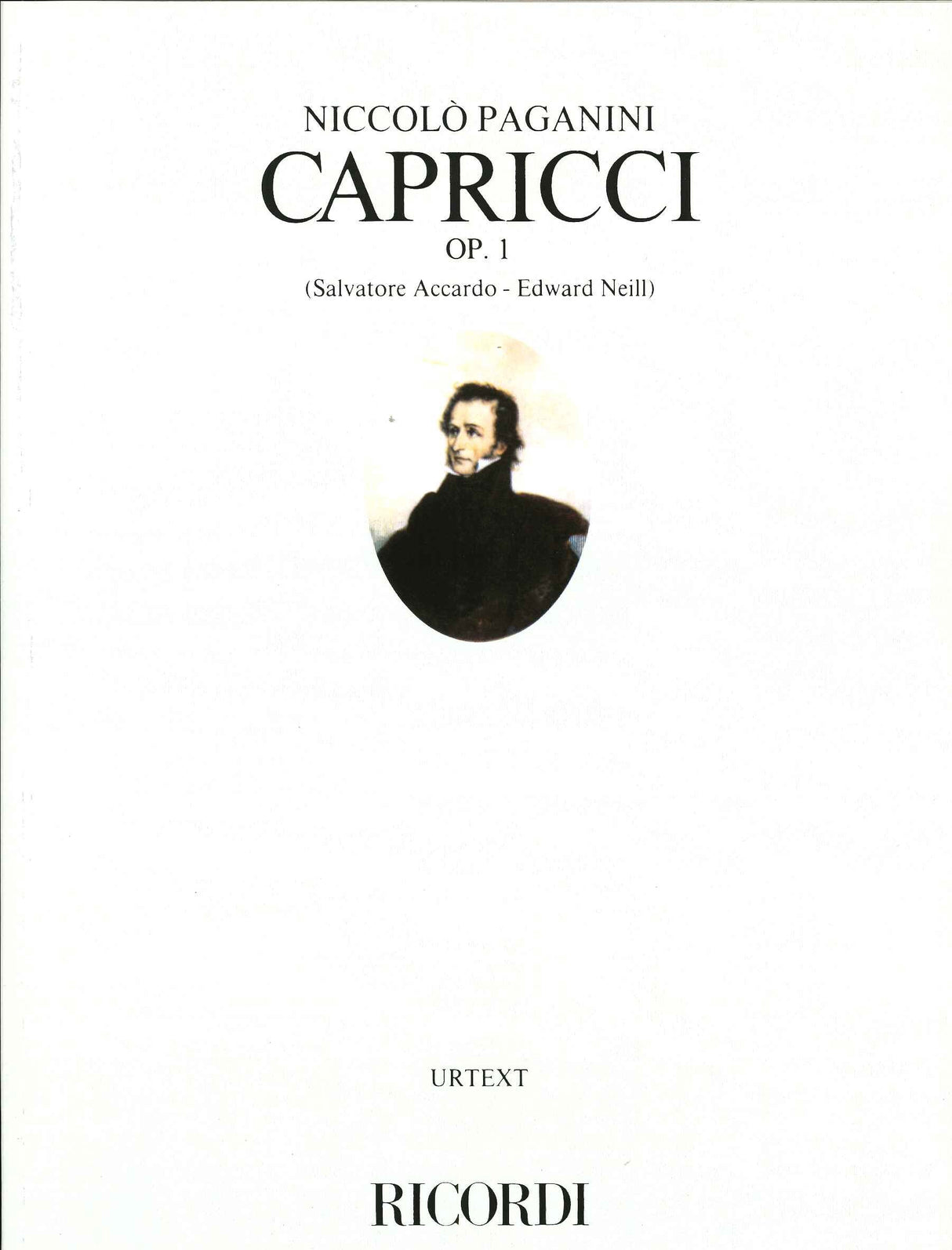 Paganini, Capricci op. 1 (Accardo) (Ricordi)