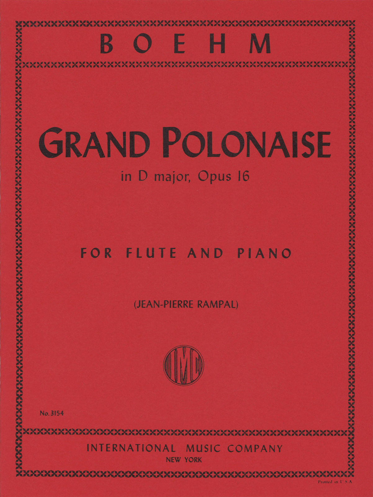 Boehm, Grande Polonaise op. 16 (Rampal) (IMC)