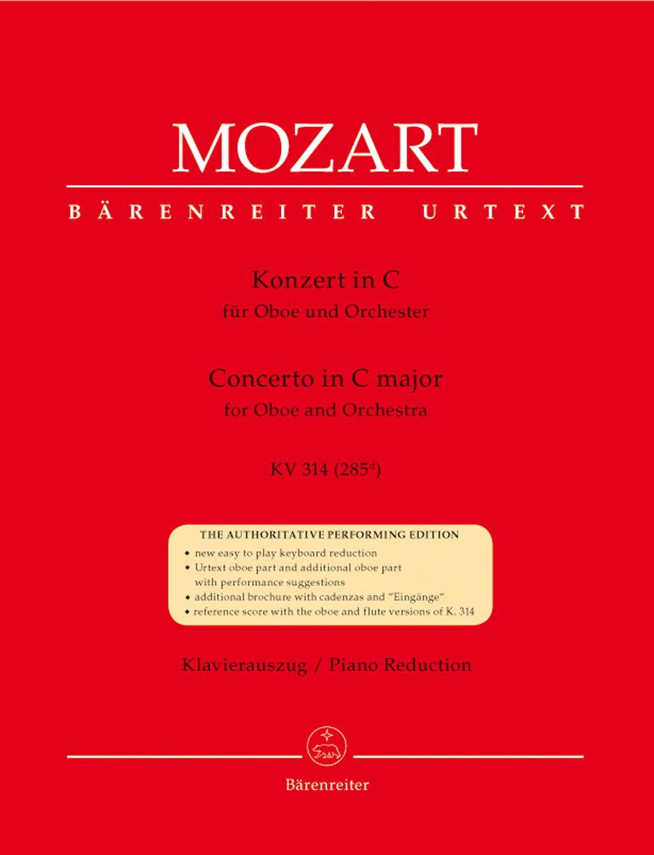 Mozart, Concerto KV 314 in C (Barenreiter)