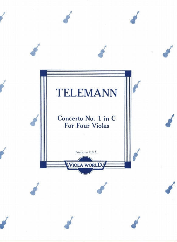 Telemann, Concerto No. 1 in C (4Va) (Viola World)