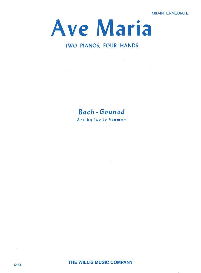Bach/Gounod, Ave Maria (Willis)