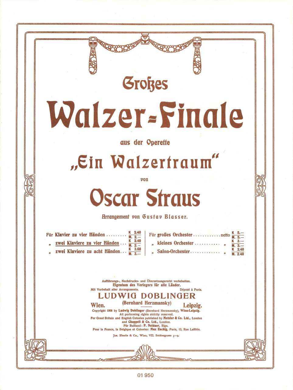 Straus,O., Grosses Walzer-Finale (Doblinger)