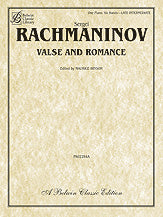 Rachmaninov, Valse and Romance (Belwin/Alfred)