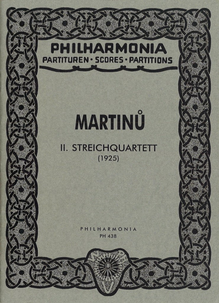 Martinu, String Quartet No. 2 (Universal)