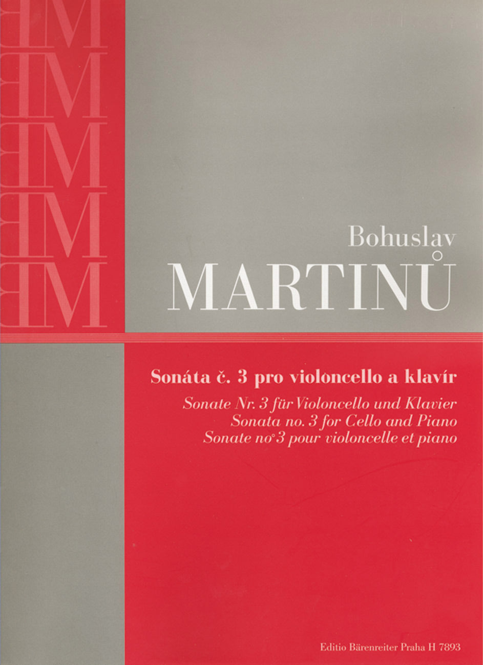 Martinu, Sonata No. 3, H 340 (Supraphon)