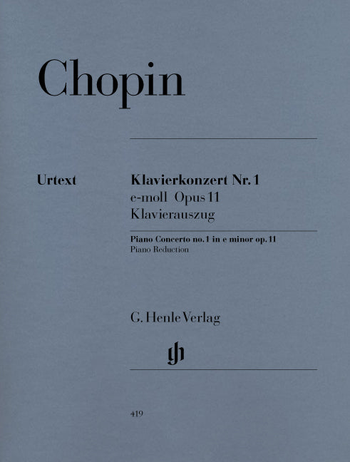 Chopin, Concerto No. 1 in e op. 11 (Henle)
