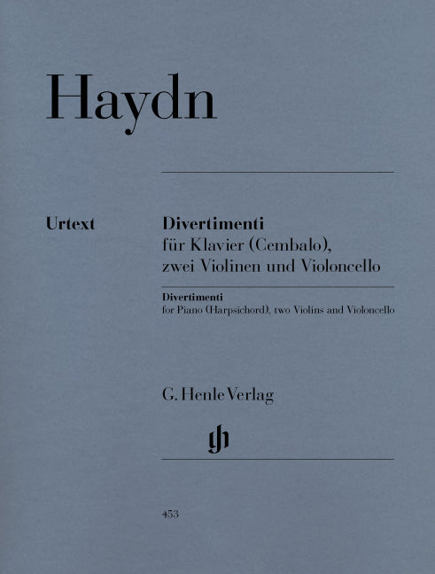 Haydn, Divertimenti (Pf,2Vn,Vc) (Henle)