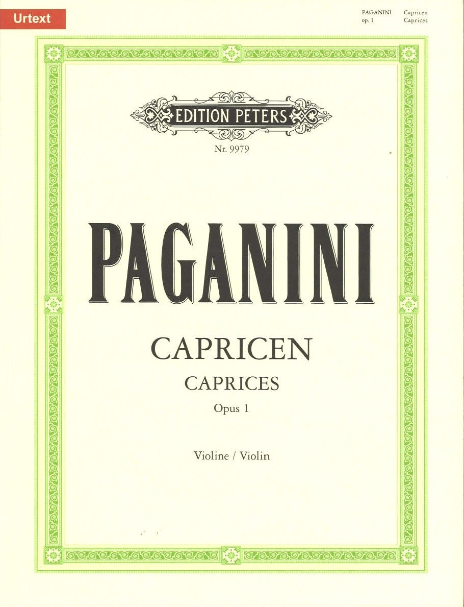 Paganini, Capricen op. 1 (Hertel) (Peters)