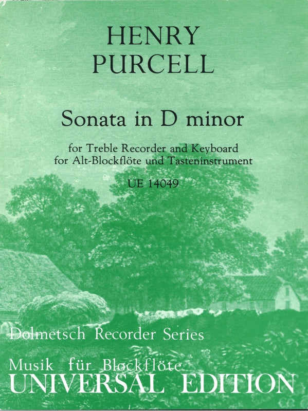 Purcell, Sonata in d (ARec,Kbd) (Universal)