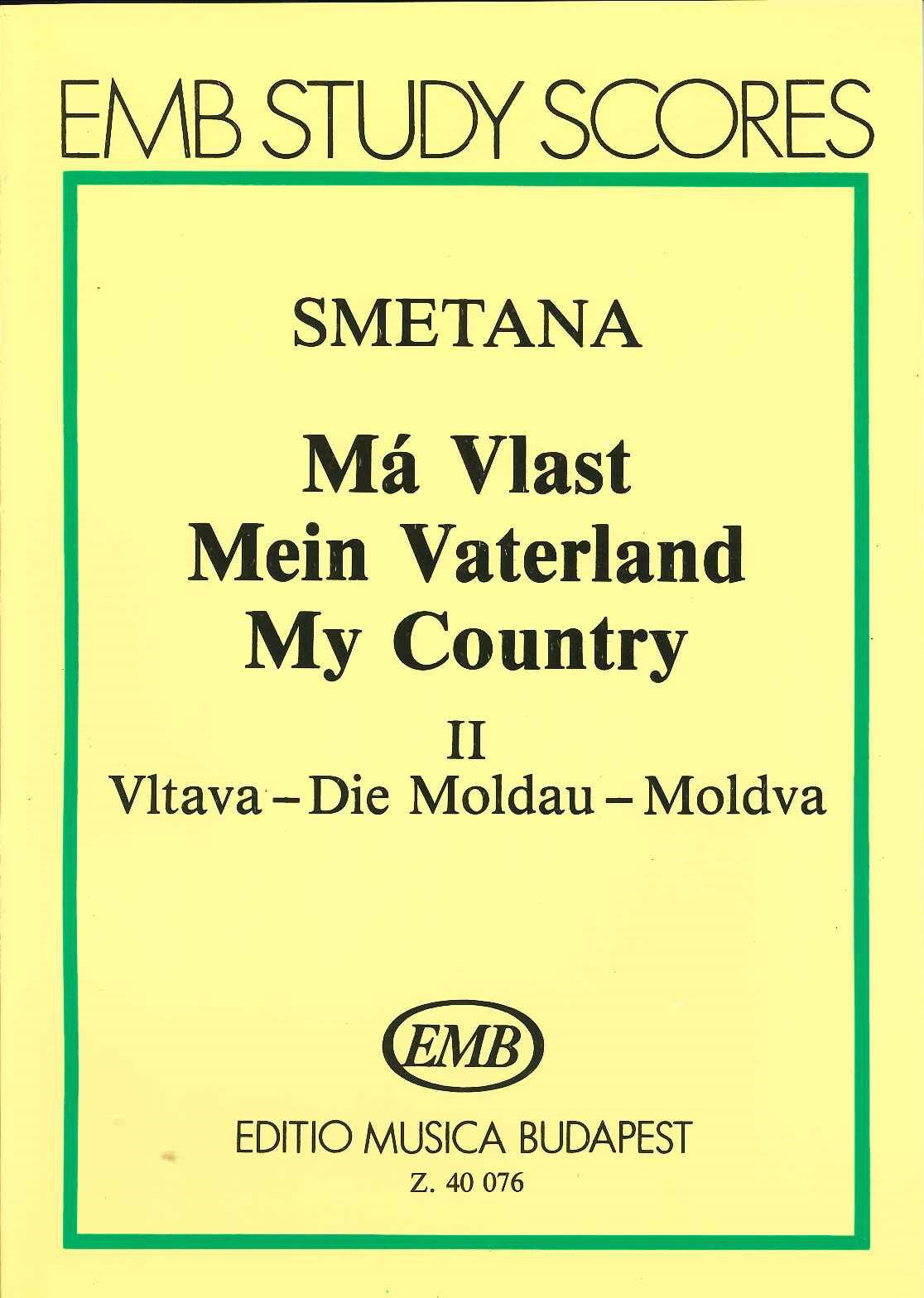 Smetana, Ma vlast 2: Moldau (Editio Musica Budapest)