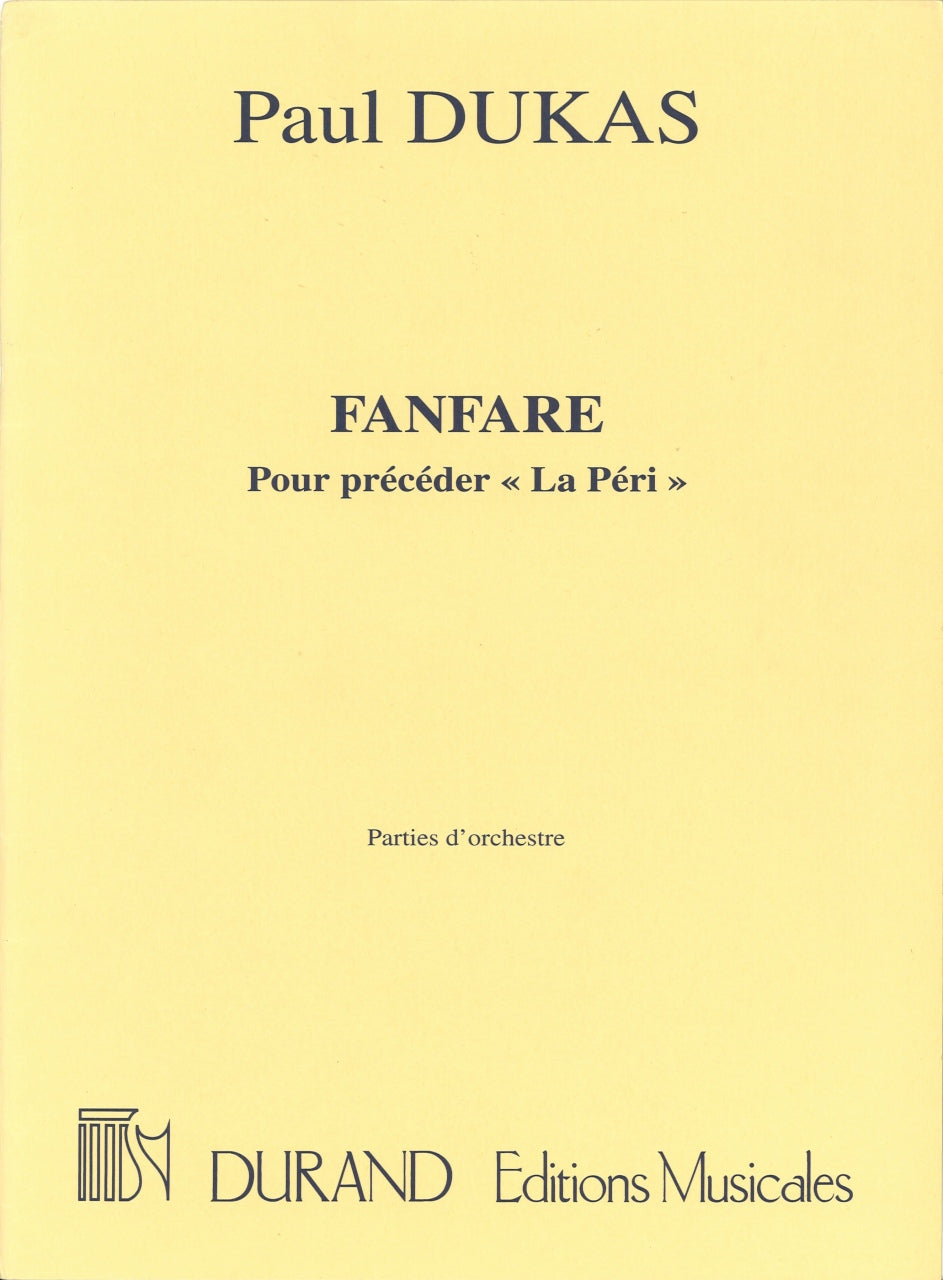 Dukas, Fanfare 'La Peri' (Parts) (Durand)