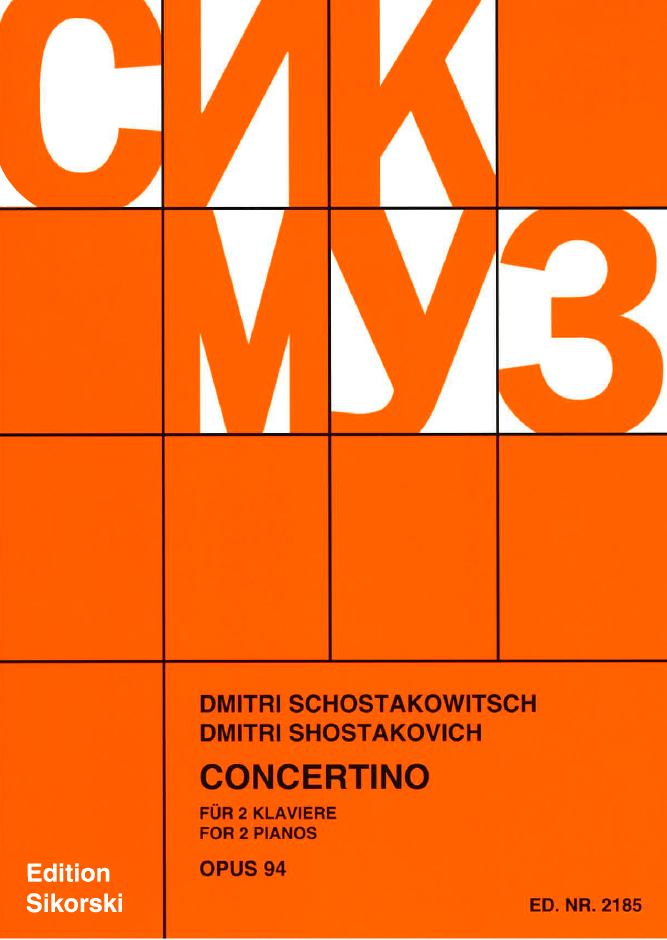 Shostakovich, Concertino op. 94 (Sikorski)