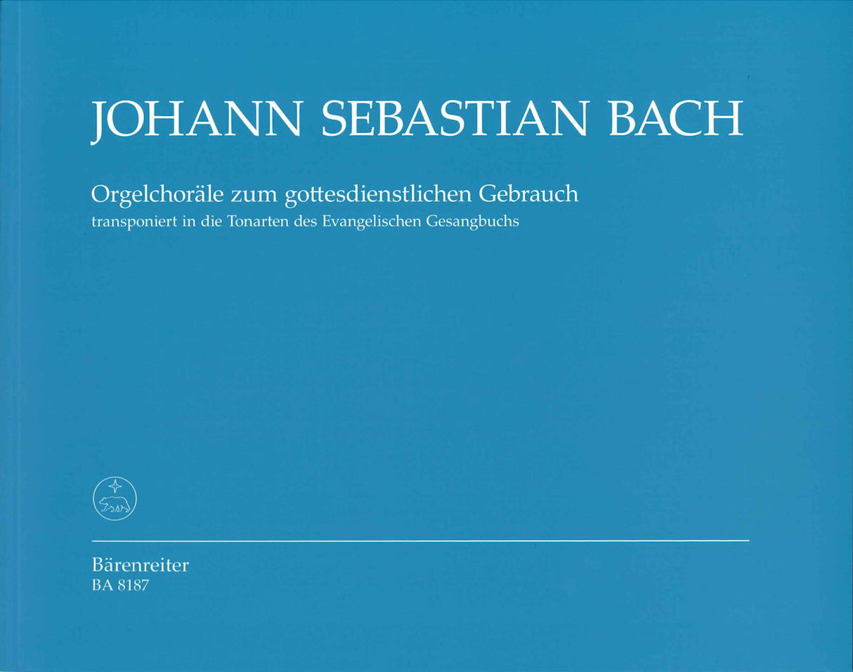 Bach, Orgelchorale zum Gottesdienst (Barenreiter)