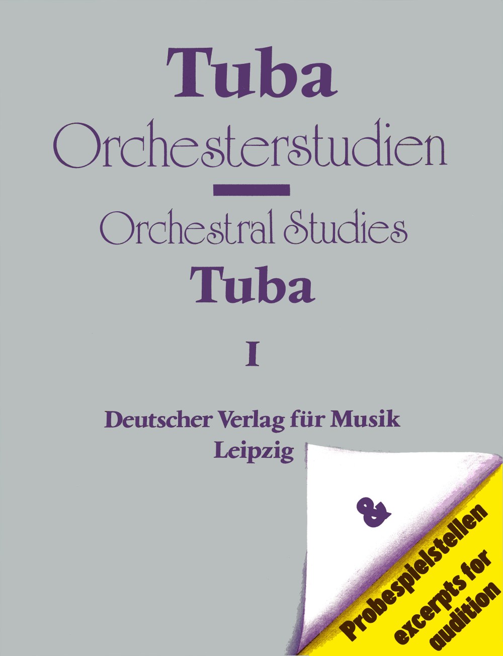 Orchesterstudien fur Tuba 1 (Meschke) (Deutscher Verlag fur Musik)