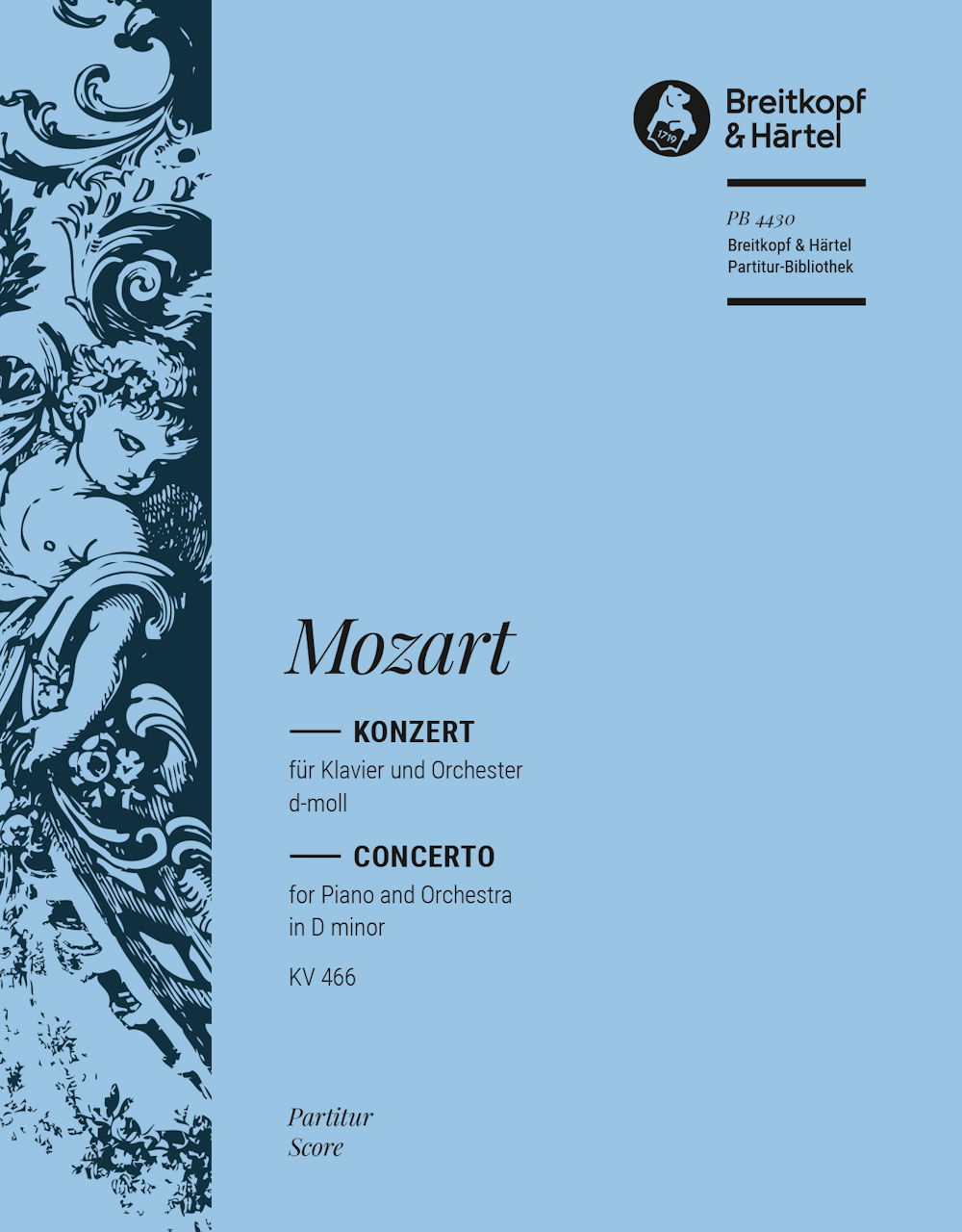 Mozart, Concerto KV 466 in d (Partitur) (Breitkopf)