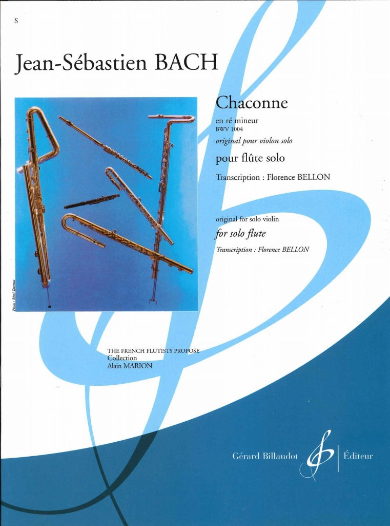 Bach, Chaconne en re min. BWV 1004(Solo) (Billaudot)