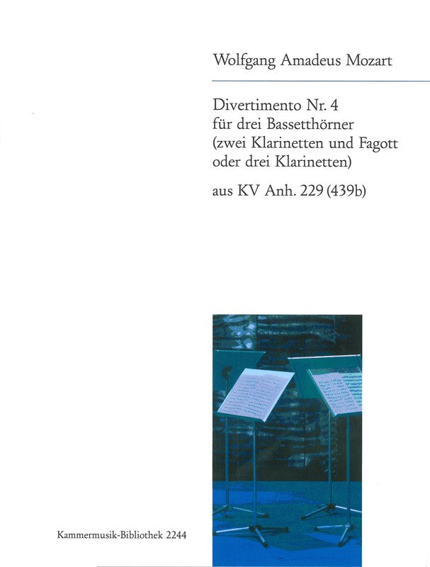 Mozart, Divertimento KV Anh. 229/4 (Breitkopf)
