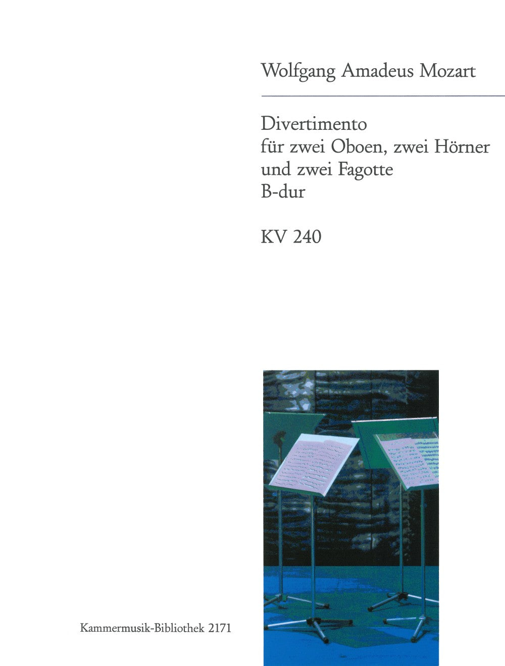 Mozart, Divertimento KV 240 in Bb (Breitkopf)