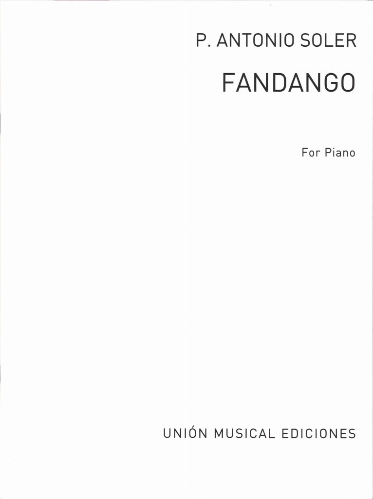 Soler, Fandango (Rubio) (UME)