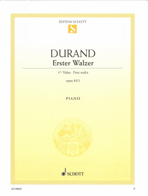 Durand, Walzer Nr. 1 op. 83/1 (Schott)