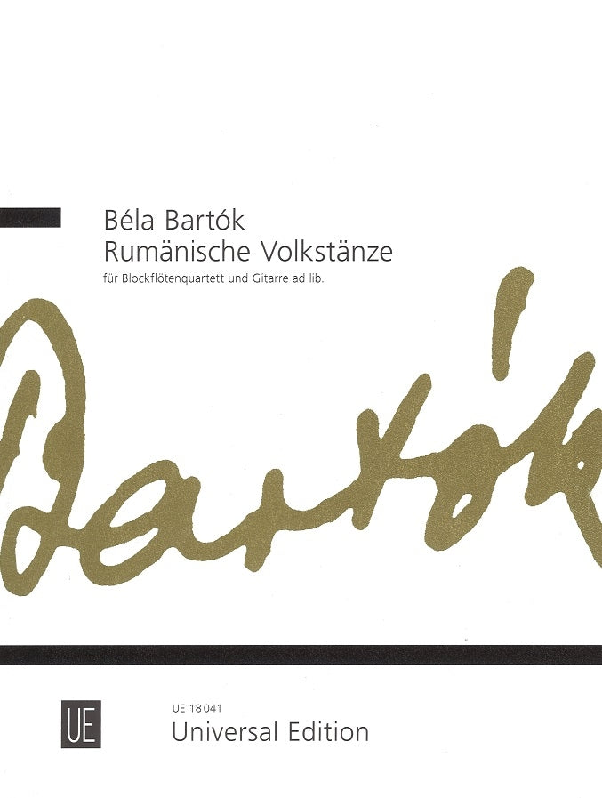 Bartok, Rumanische Volkstanze (4Rec) (Universal)