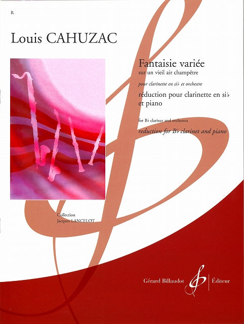 Cahuzac, Fantaisie variee (Cl,Pf) (Billaudot)