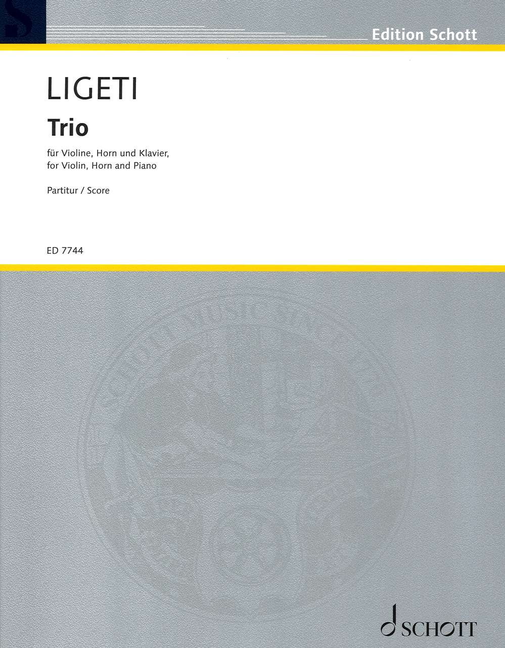 Ligeti, Trio (Vn,Hn,Pf) (Schott)