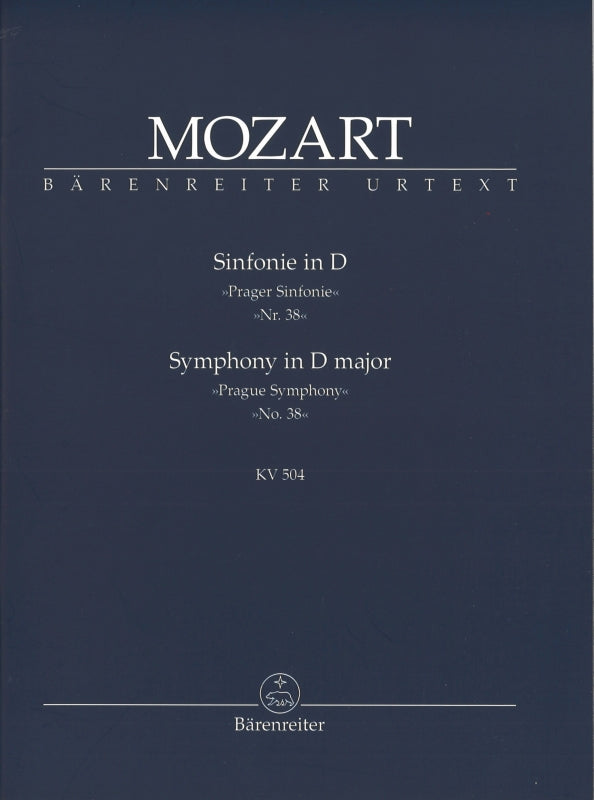 Mozart, Symphony No. 38 KV 504 'Prague' (Barenreiter)