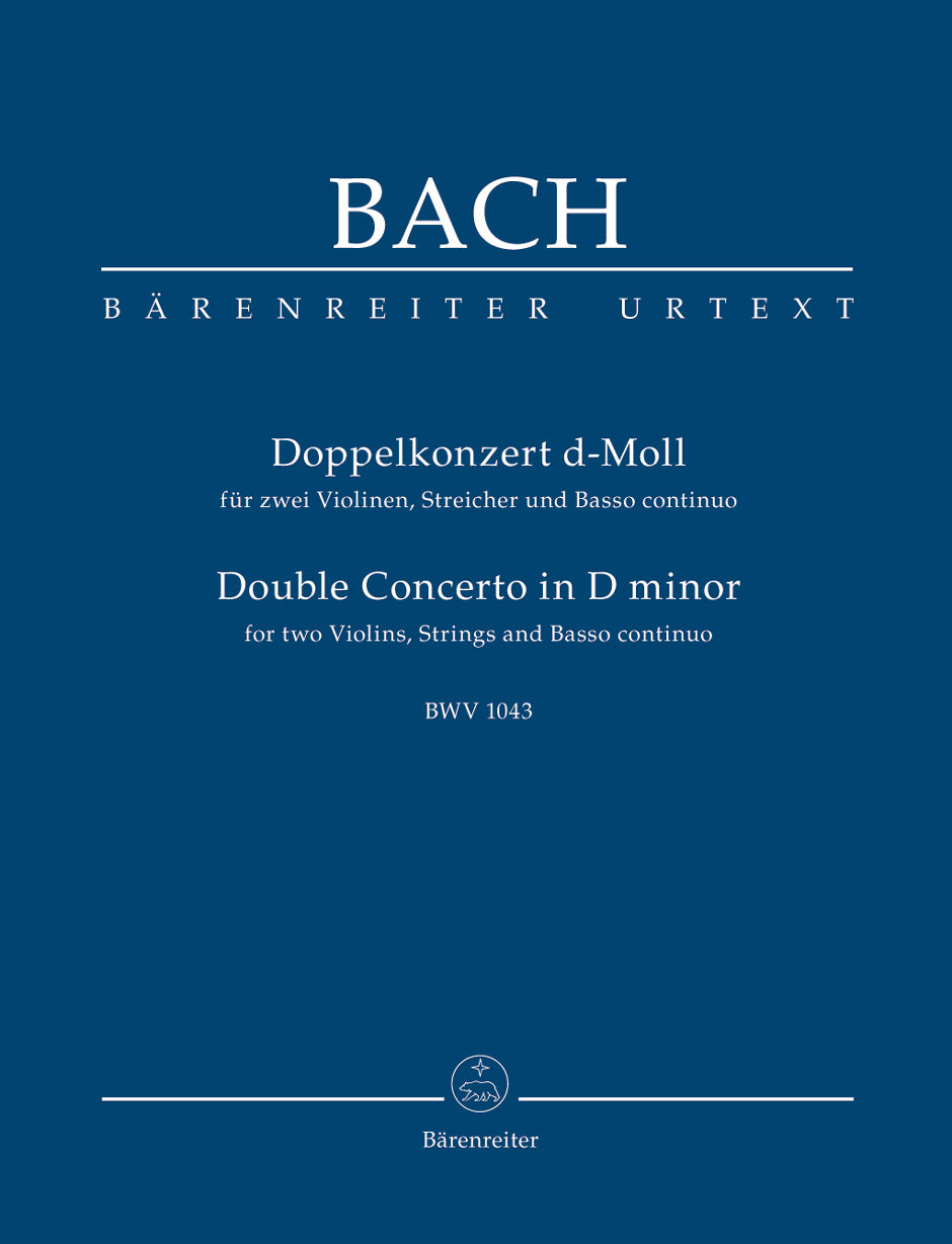 Bach, Concerto BWV 1043 in d (2Vn) (Barenreiter)