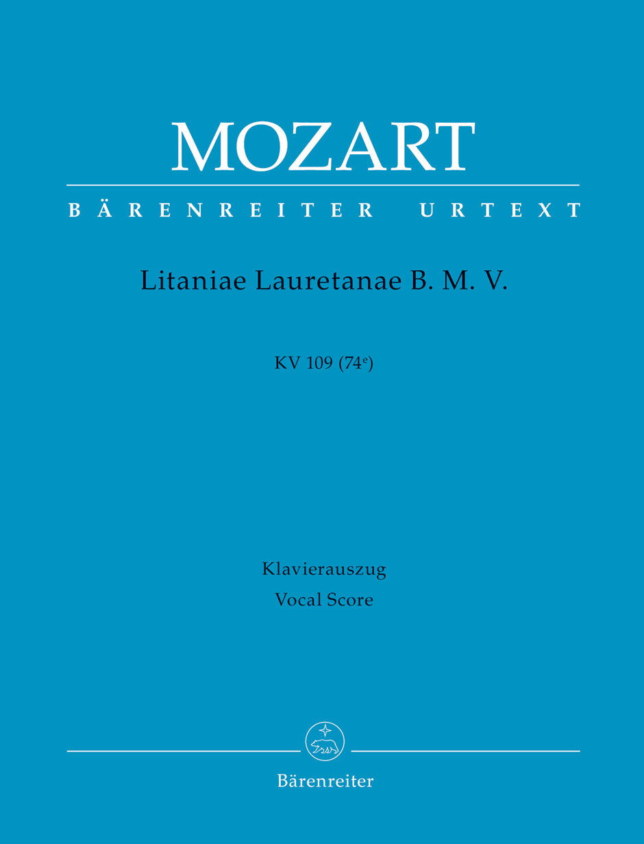 Mozart, Litaniae lauretanae KV 109 (Barenreiter)