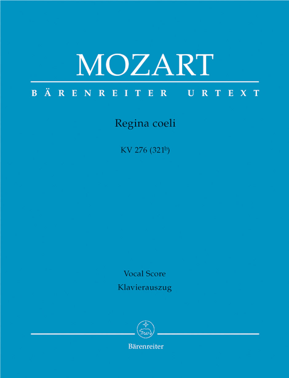 Mozart, Regina coeli KV 276(321b) (Barenreiter)