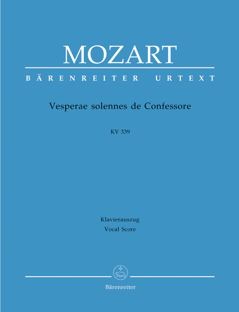 Mozart, Vesperae solennes KV 339 (Barenreiter)