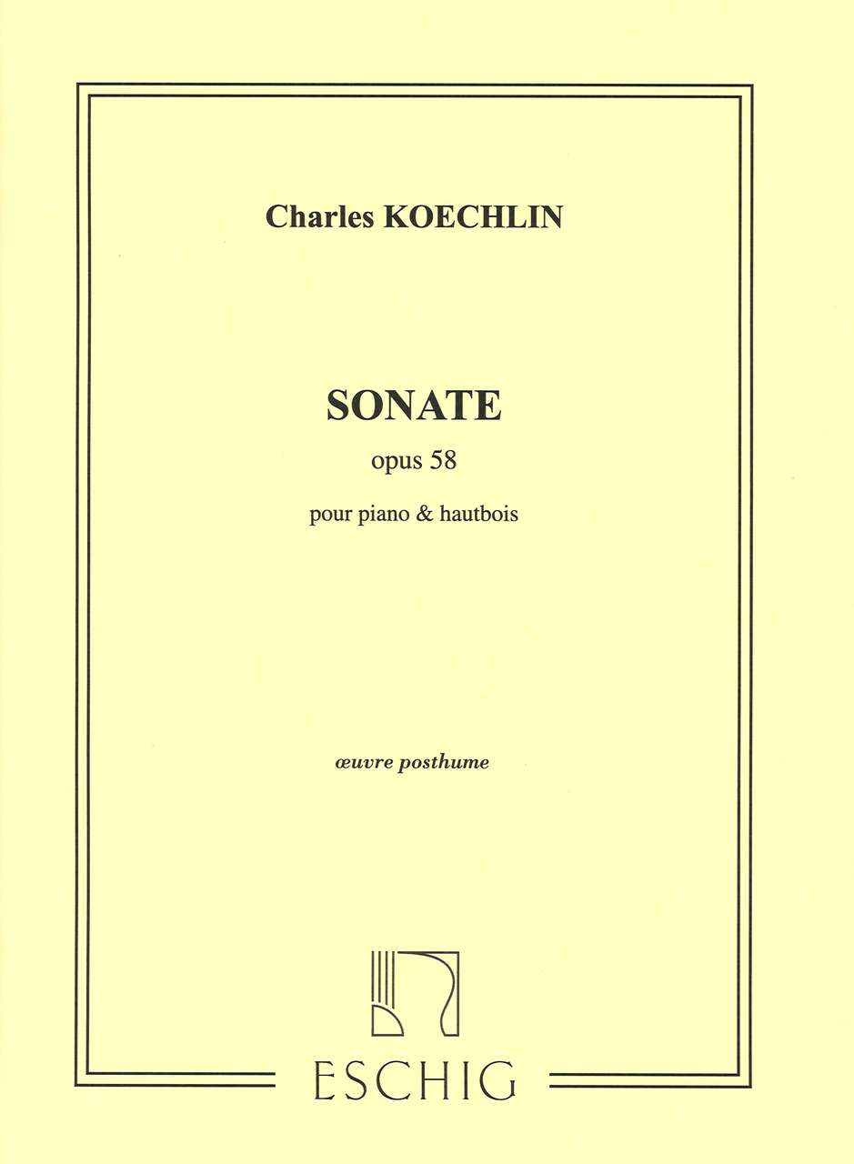 Koechlin, Sonata op. 58 (Eschig)