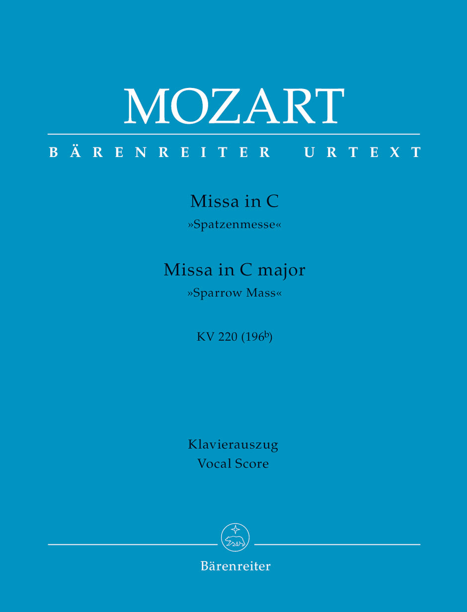 Mozart, Missa KV 220 'Spatzen-' (Barenreiter)