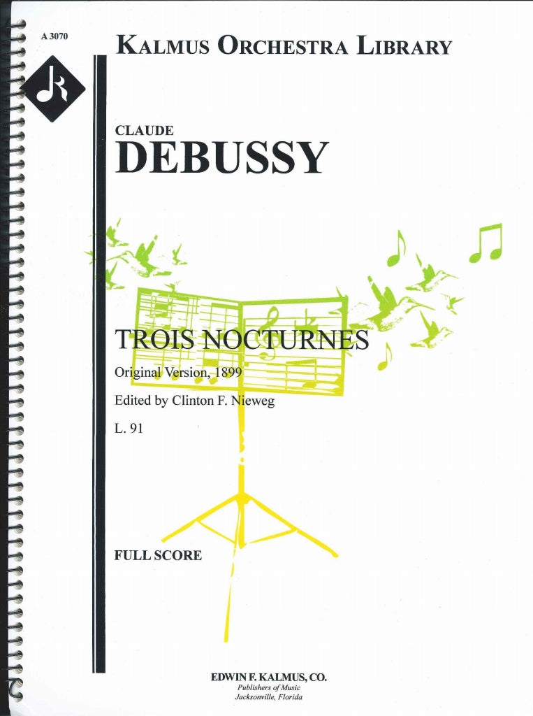Debussy, Nocturnes (Full Score) (E.F.Kalmus)