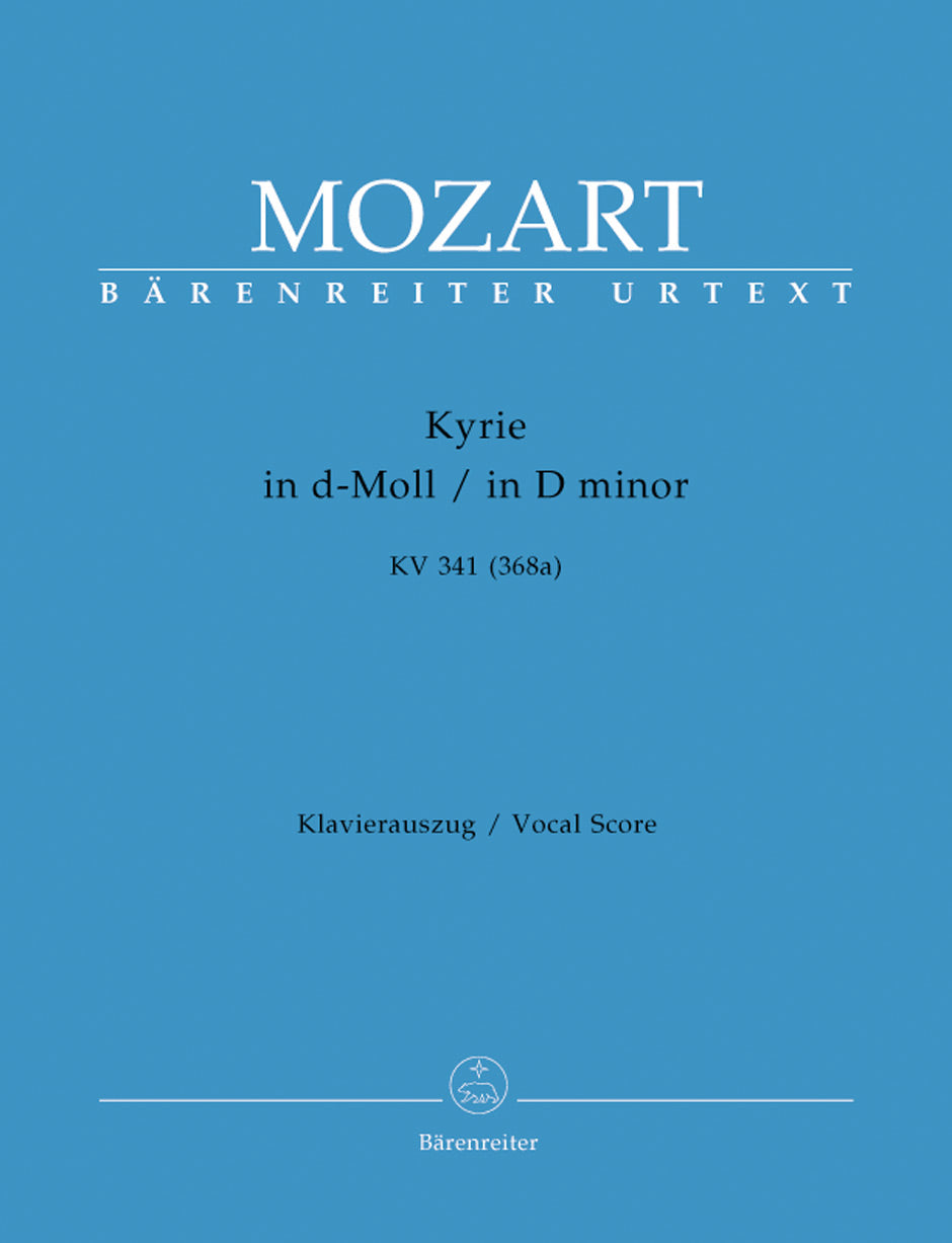 Mozart, Kyrie KV 341 (Barenreiter)