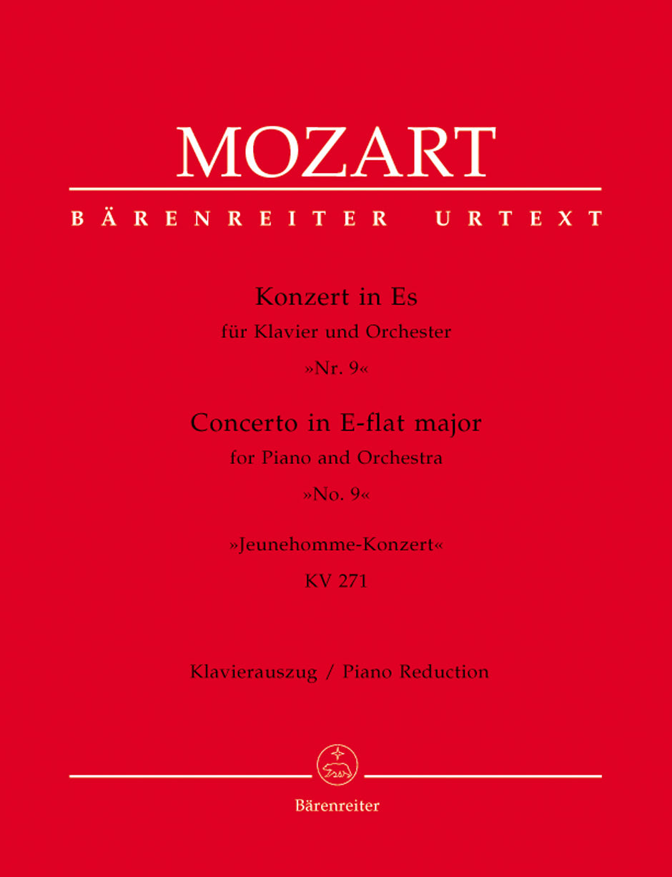 Mozart, Concerto KV 271 in Eb Jeunehomme (Barenreiter)
