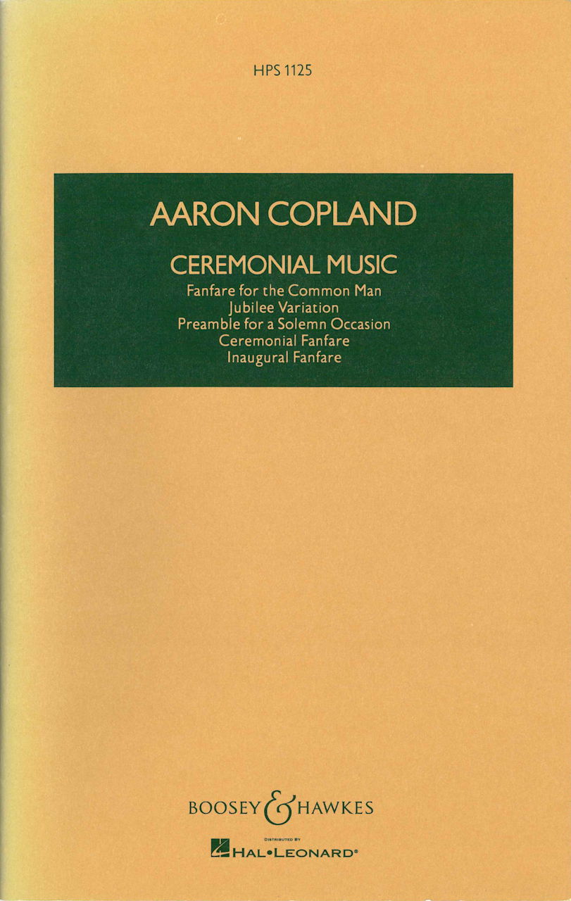Copland, Ceremonial Music (Boosey)
