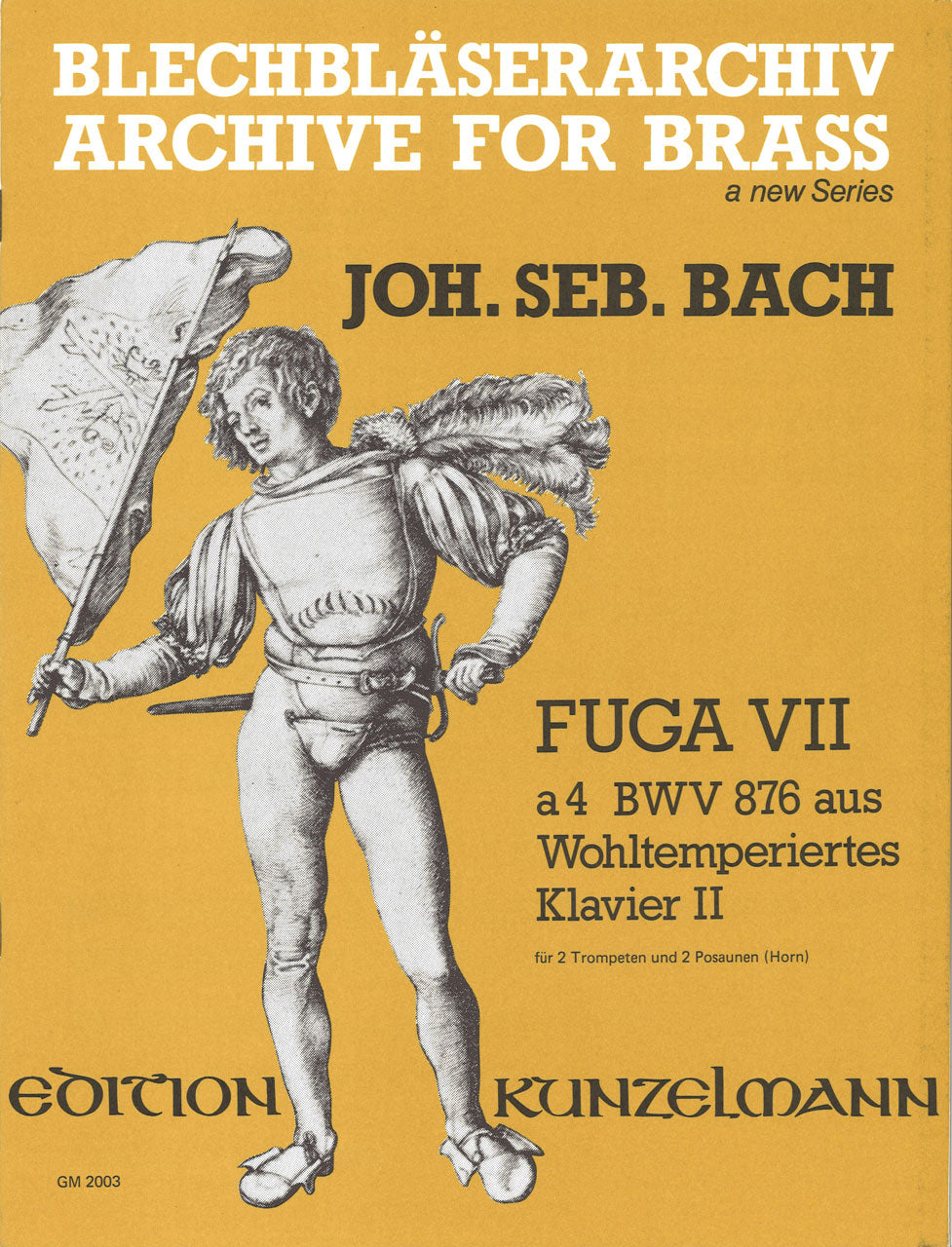 Bach, Fuga 7 a 4 BWV 876 (2Trp,2Tbn) (Kunzelmann)