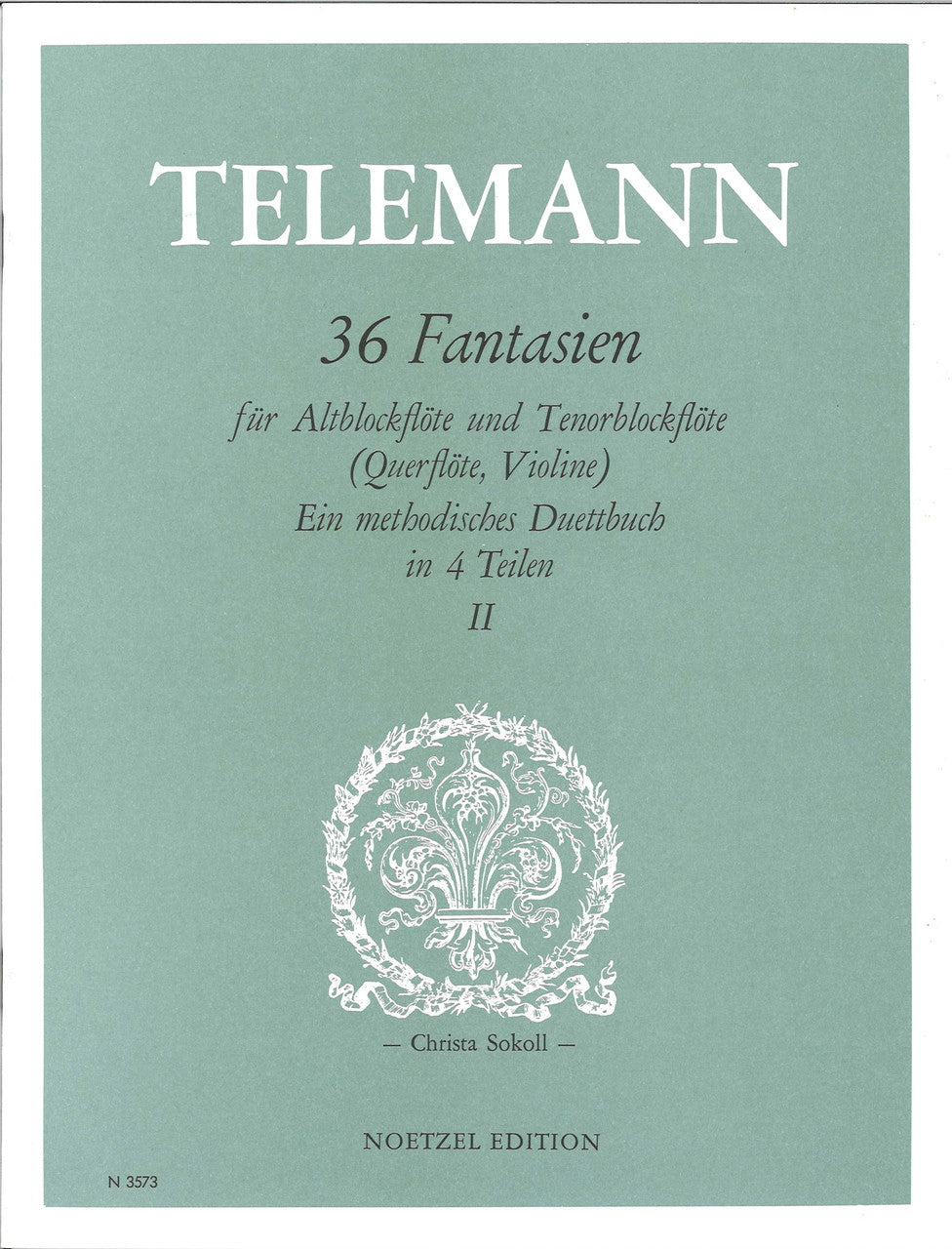Telemann, 36 Fantasien, 2: 9-18 (AT) (Heinrichshofen)